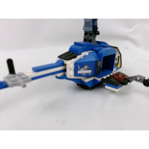 LEGO Jurassic World Blue's Helicopter INCOMPLETE Copter Only and 2 Mini Figs - Picture 5 of 5